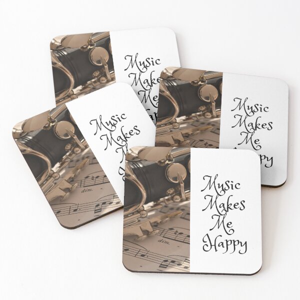 Item preview, Music Makes Me Happy designed and sold by debjaynedesign.
