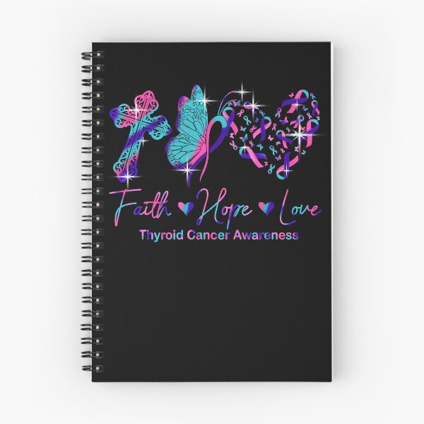 Item preview, Faith Hope Love Ribbon Thyroid Cancer Awareness designed and sold by rileyamiy.