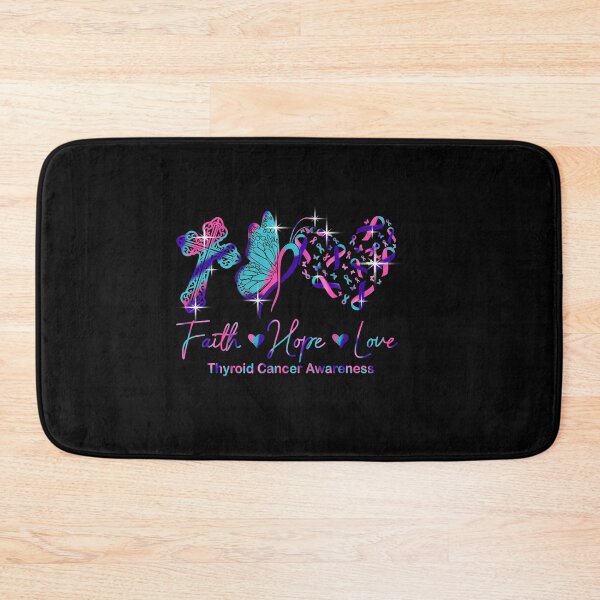 Item preview, Faith Hope Love Ribbon Thyroid Cancer Awareness designed and sold by rileyamiy.