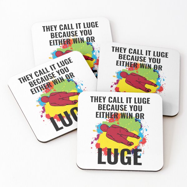 Item preview, Luge Sledding Sledge Race Extreme Winter Sports designed and sold by TastefulTees.