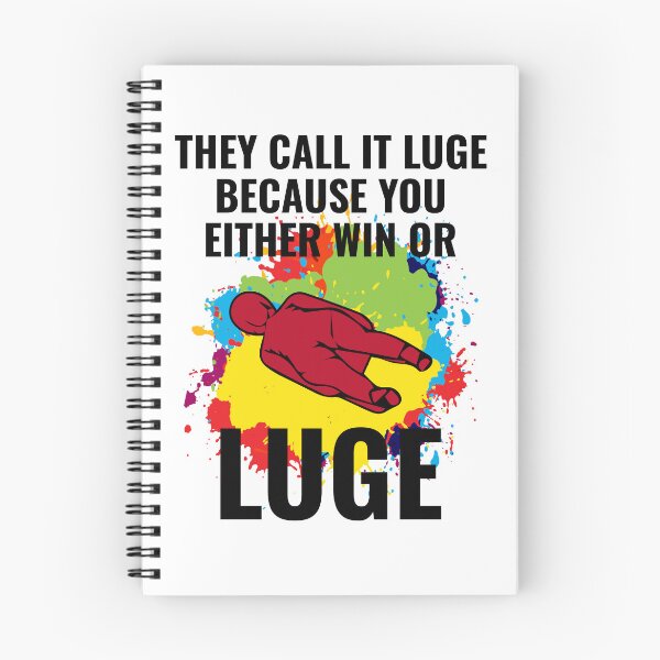 Item preview, Luge Sledding Sledge Race Extreme Winter Sports designed and sold by TastefulTees.