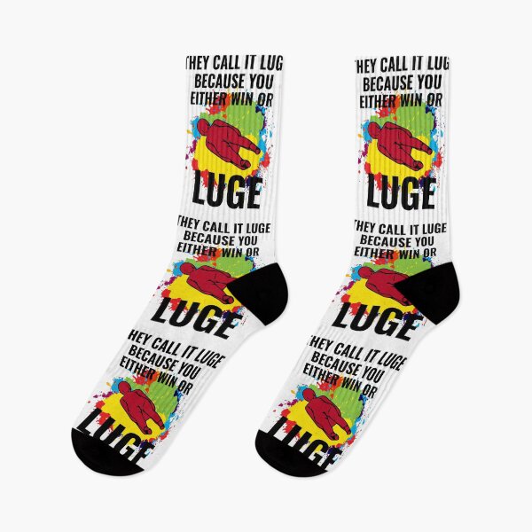 Item preview, Luge Sledding Sledge Race Extreme Winter Sports designed and sold by TastefulTees.