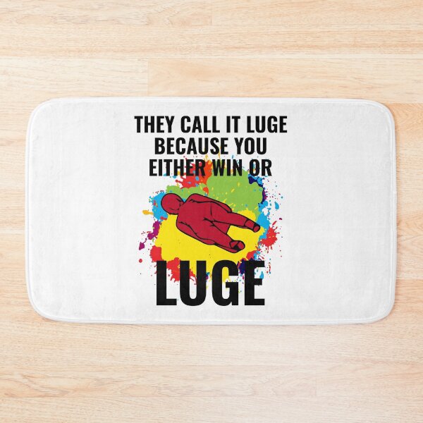 Item preview, Luge Sledding Sledge Race Extreme Winter Sports designed and sold by TastefulTees.