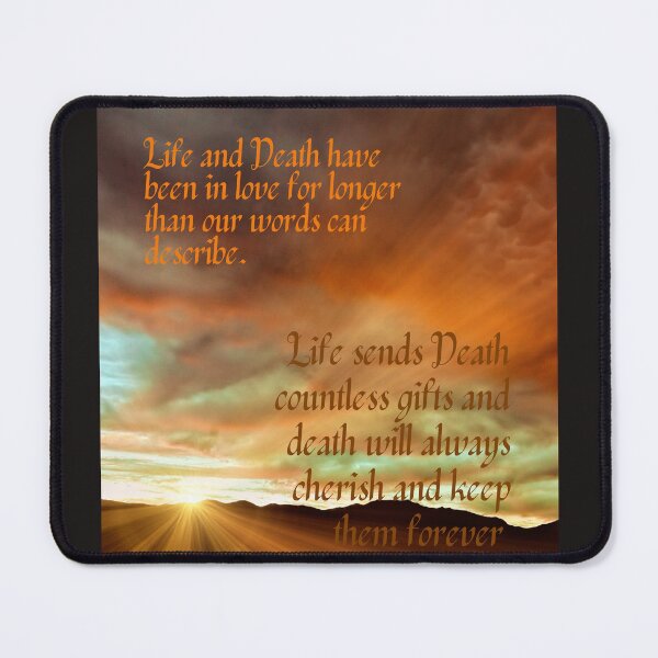 Item preview, The love story between life and death stickers and poster designed and sold by Pugnaciousprint.