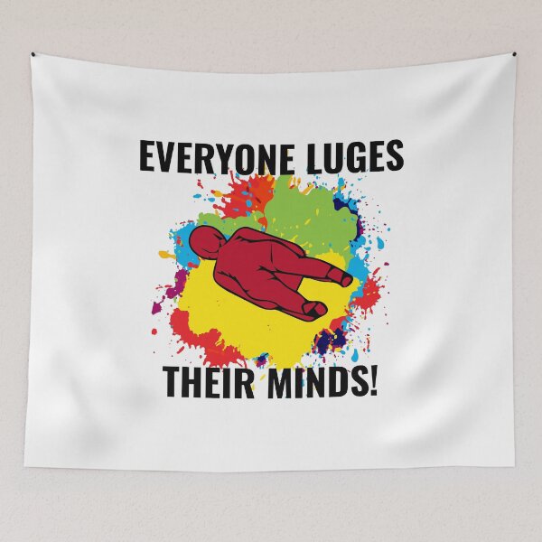 Item preview, Luge Sledding Sledge Race Extreme Winter Sports designed and sold by TastefulTees.