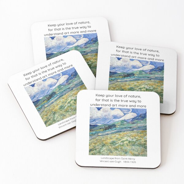 Item preview, Vincent van Gogh, Landscape from Saint Remy, 1889 designed and sold by Michael Dietrich.