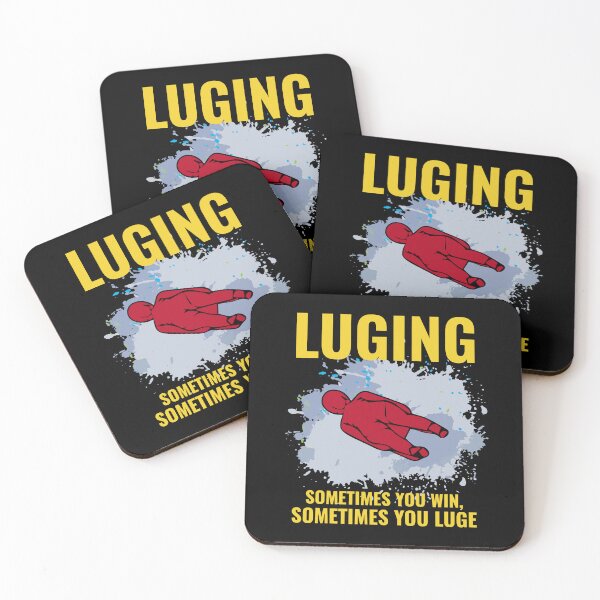 Item preview, Luge Sledding Sledge Race Extreme Winter Sports designed and sold by TastefulTees.