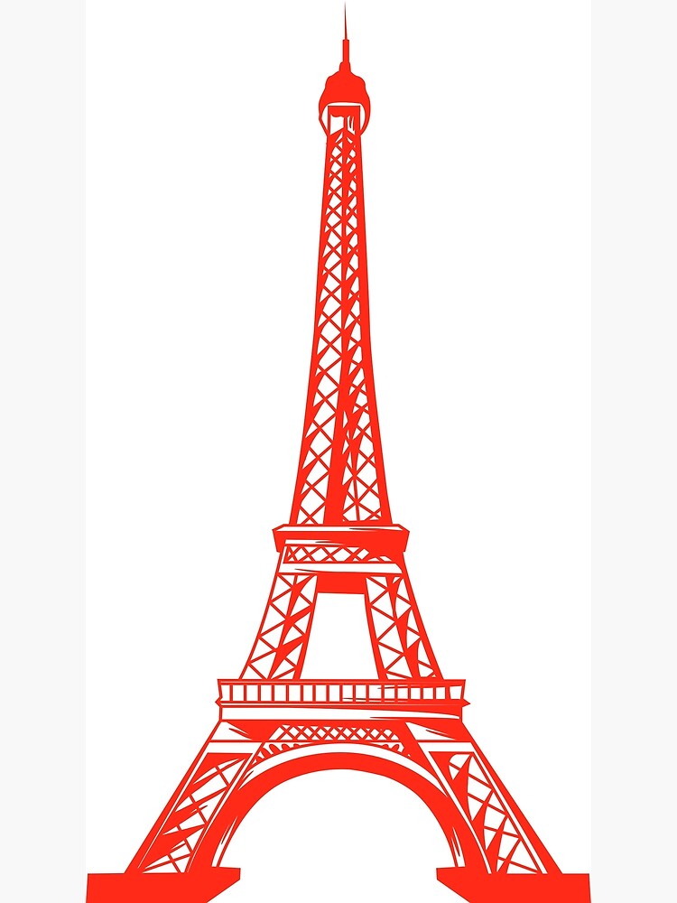 Disover Beautiful Eiffel Tower Premium Matte Vertical Poster