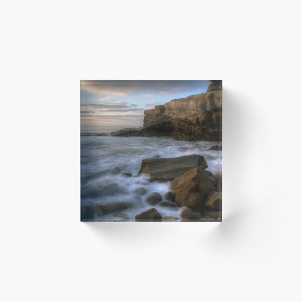 La Jolla Sunset Acrylic Block