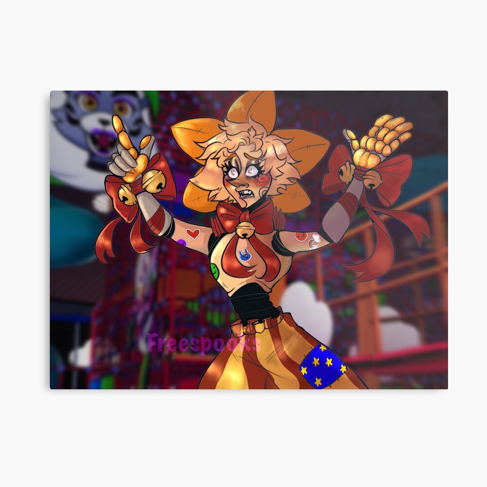 FNAF Gregory as Glamrock Freddy 5x7in Art Print -  Israel