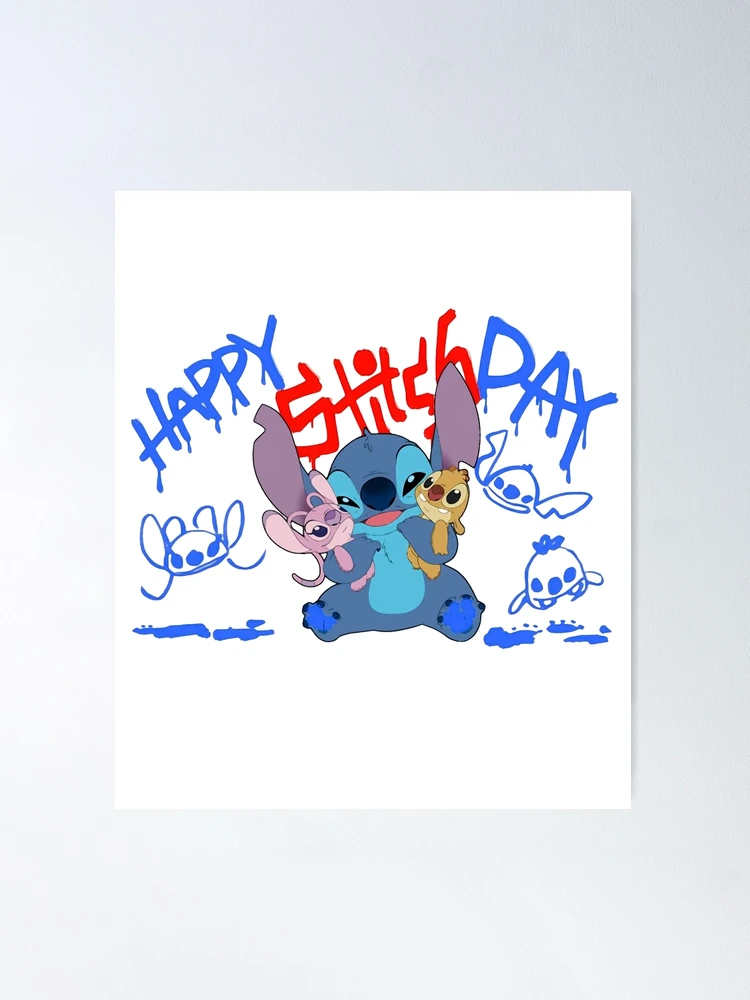 Set of 5 Lilo & Stitch Movie Wall Art Prints / Lilo and Stitch Digital Art  / Stitch Decor / Stitch Movie Home / Summer Lilo and Stitch Print 