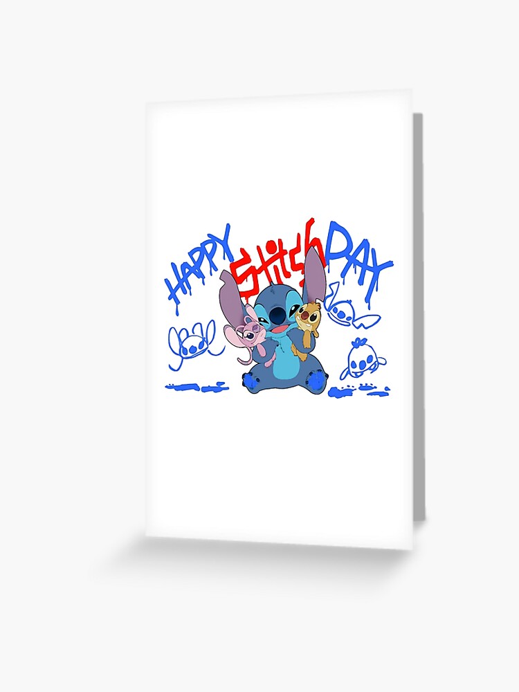 Happy Birthday Stitch  Photographic Print for Sale by dongocoan