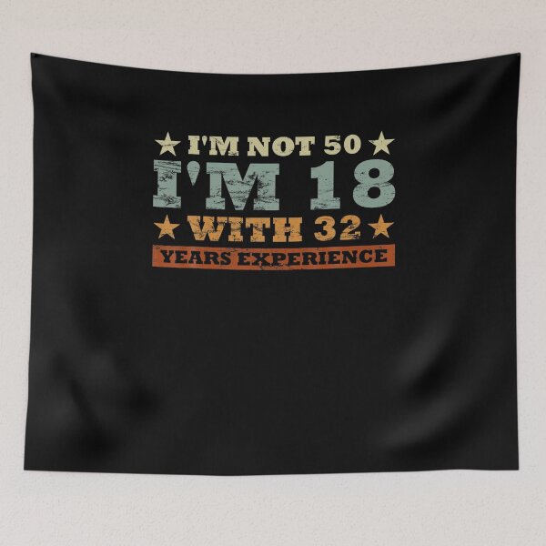 Item preview, Ich bin nicht 50 Ich bin 18 mit 50th Birthday Gag T Shirt designed and sold by ChristopherNic2.
