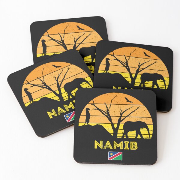 Item preview, Namib Desert Elephant Safari Vintage Sunset Africa Flag designed and sold by d247.