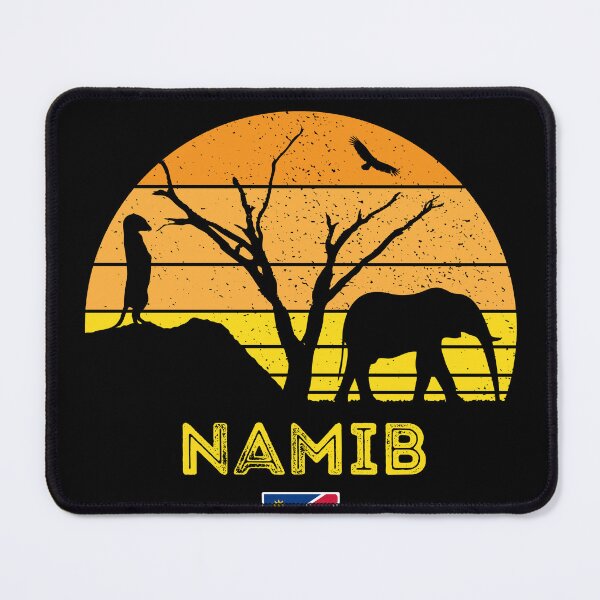 Item preview, Namib Desert Elephant Safari Vintage Sunset Africa Flag designed and sold by d247.