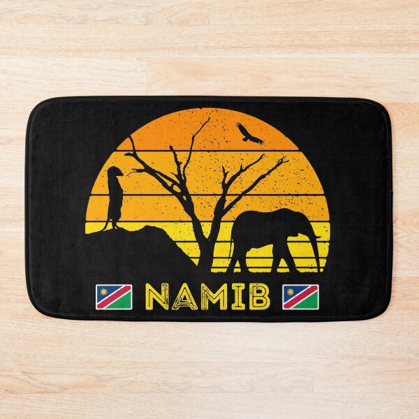 Item preview, Namib Desert Elephant Safari Vintage Sunset Africa Flag designed and sold by d247.