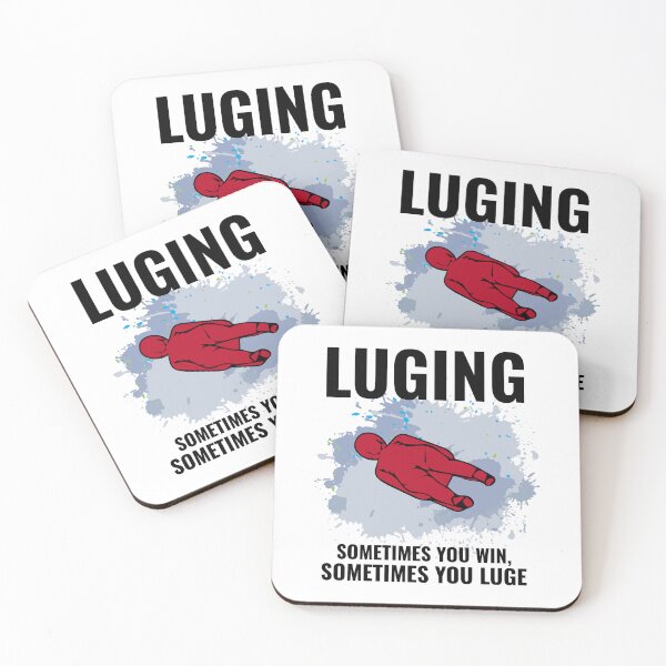 Item preview, Luge Sledding Sledge Race Extreme Winter Sports designed and sold by TastefulTees.