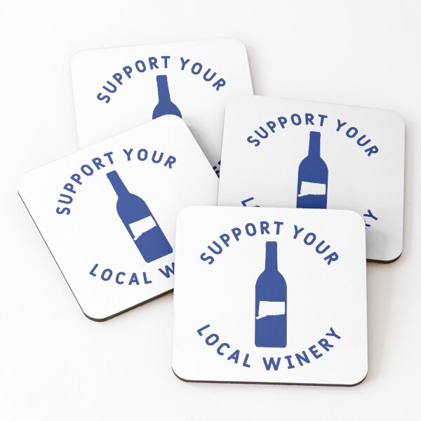 Item preview, Support Your Local Winery Connecticut  designed and sold by fearcity.