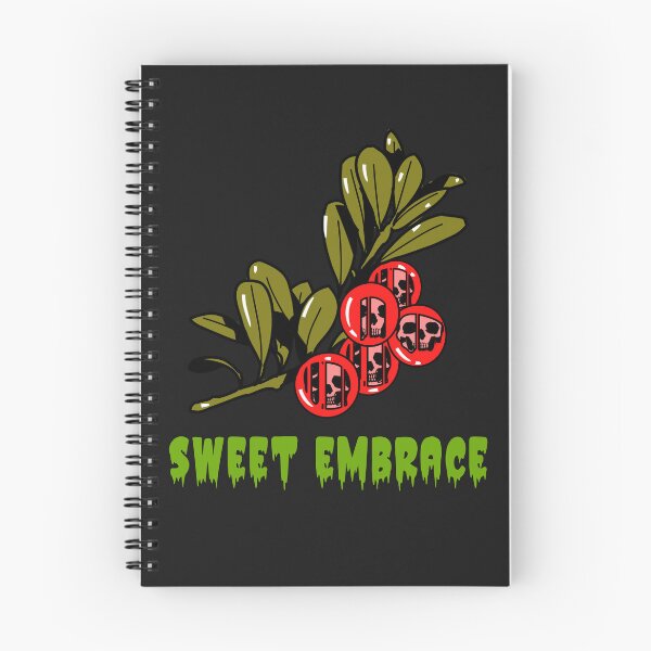 Item preview, Sweet embrace of berries, skull in redberries designed and sold by MindBlownWill.