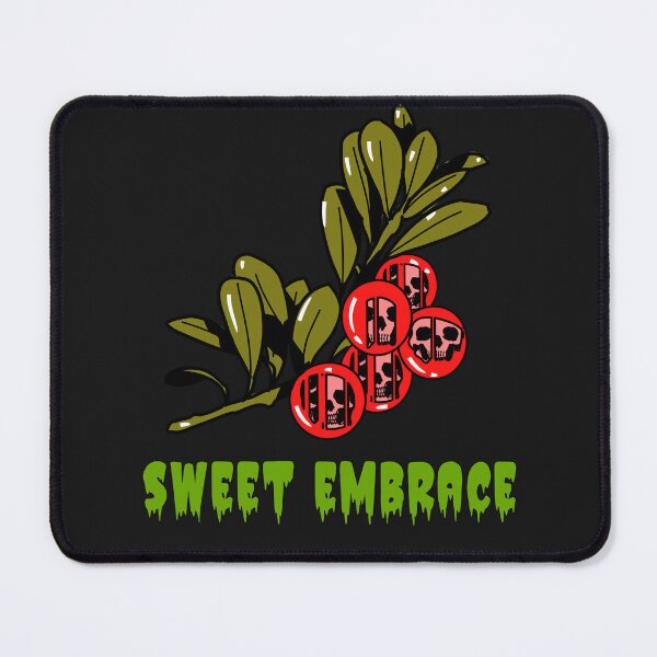 Item preview, Sweet embrace of berries, skull in redberries designed and sold by MindBlownWill.