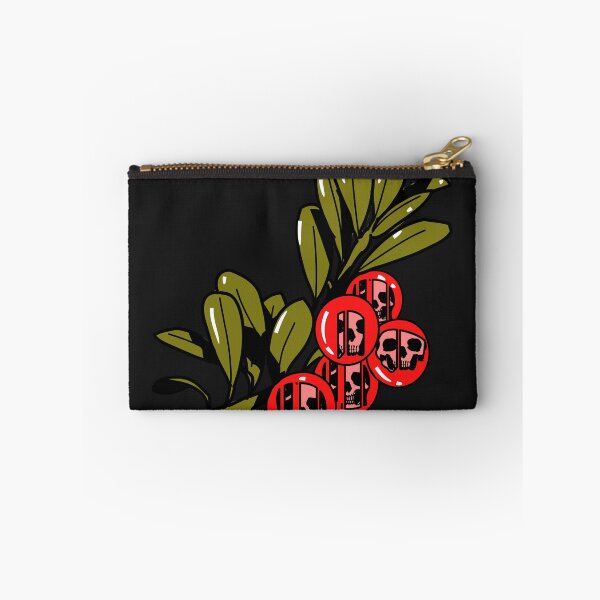 Item preview, Sweet embrace of berries, skull in redberries designed and sold by MindBlownWill.