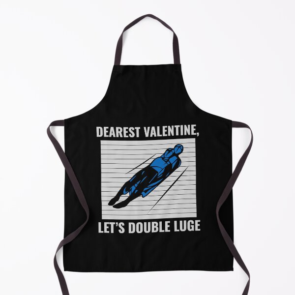 Item preview, Luge Sledding Sledge Race Extreme Sport Valentine designed and sold by TastefulTees.