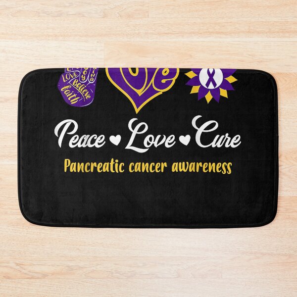 Item preview, peace love cure ,Pancreatic Cancer Awareness T-Shirt designed and sold by AngelStilwell12.