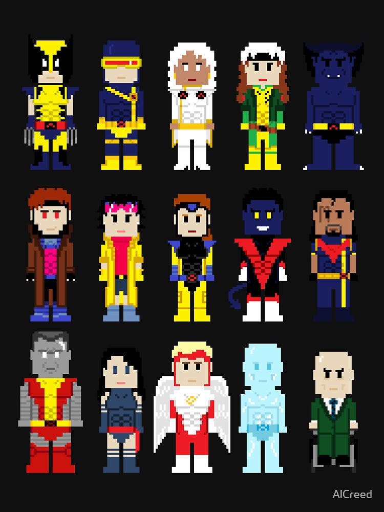 8-Bit Superheroes: The New Mutants by AlCreed