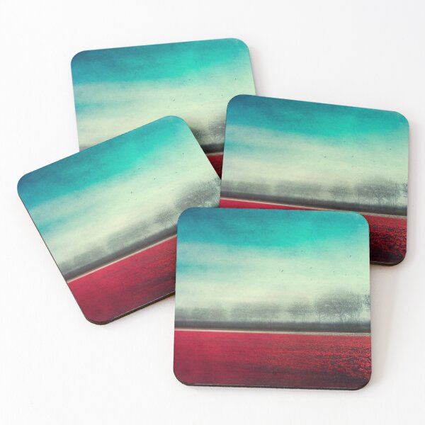 Item preview, Fading Memory - Red Field Of Tulips Abstract designed and sold by Dyrk Wyst Redbubble Shop.