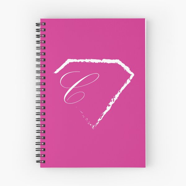 Item preview, C letter monogram initial diamond white designed and sold by mixtape80.
