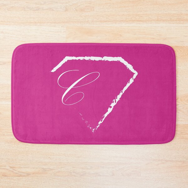 Item preview, C letter monogram initial diamond white designed and sold by mixtape80.
