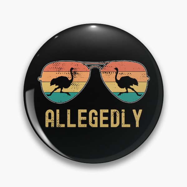 Artikelvorschau, Angeblich Strauß Lustiger Strauß Vogel Retro Vintage Farmer entworfen und verkauft von AugustBrees.