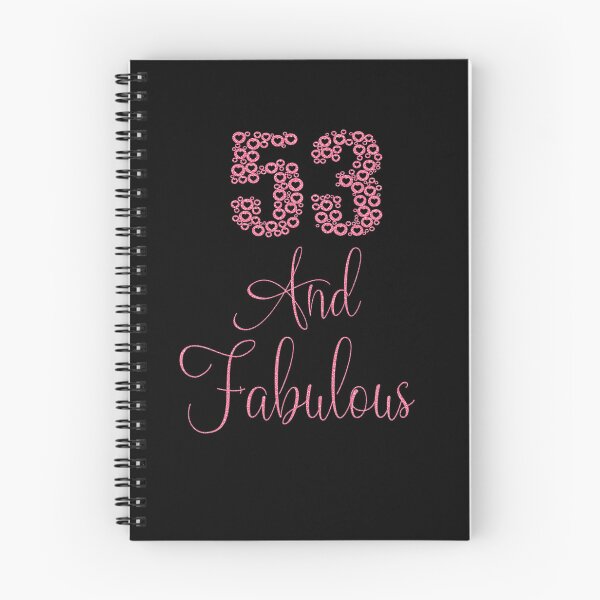 Item preview, 53 And Fabulous Happy 53rd Birthday Idea For Woman T Shirt designed and sold by ShawnFerens3.
