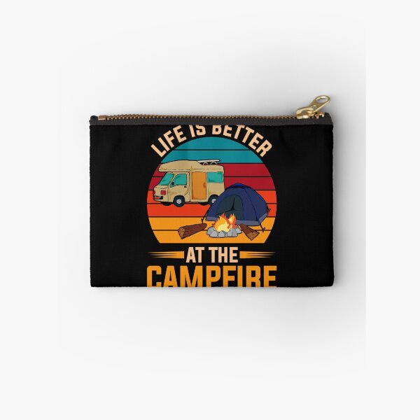Item preview, Caravan Retro Camp Campfire Funny Camper Outdoor Camping designed and sold by bestshirtdesign.