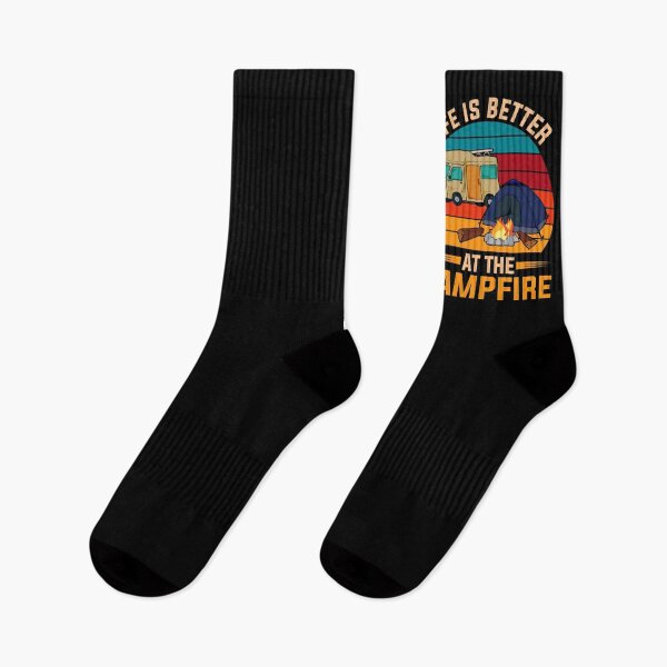 Item preview, Caravan Retro Camp Campfire Funny Camper Outdoor Camping designed and sold by bestshirtdesign.