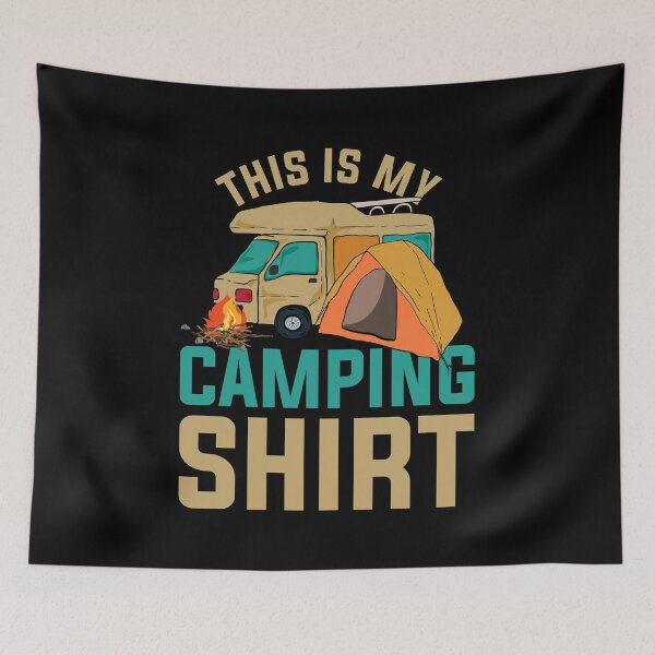 Item preview, Funny Camper Outdoor Camp Nature Camping designed and sold by bestshirtdesign.