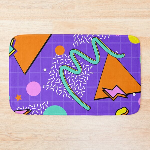 Item preview, Memphis Synthwave Purple Pattern designed and sold by MaiZephyr.