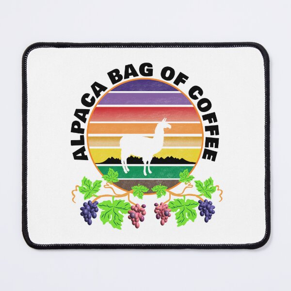 Item preview, Alpaca bag of coffee. Funny Silhouette with sunset background. designed and sold by TJHstudio.