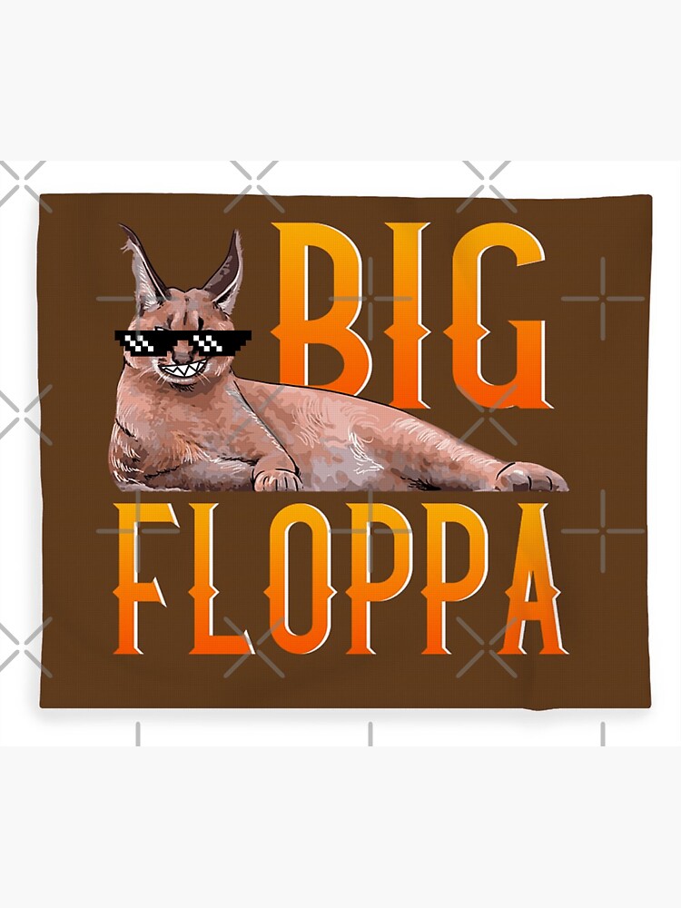 Zabloing Cat Meme - Zabloing Floppa Cat - Sticker