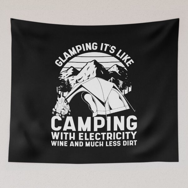 Item preview, Glamping Outdoor Camp Wildlife Camper Nature Funny Camping designed and sold by bestshirtdesign.