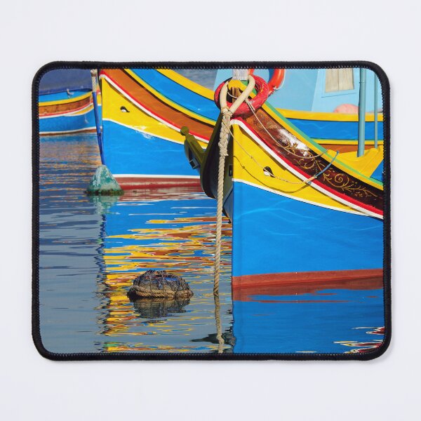 Item preview, Colourful traditional Maltese fishing boats designed and sold by studio838.