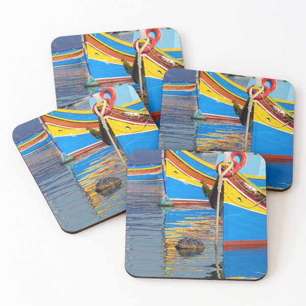 Item preview, Colourful traditional Maltese fishing boats designed and sold by studio838.