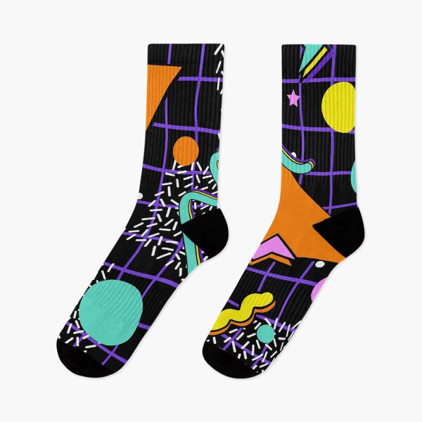 Item preview, Memphis Synthwave Black Aesthetic designed and sold by MaiZephyr.