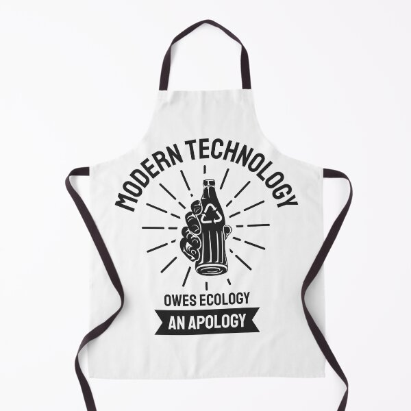 Item preview, Earth Day Modern Technology Owes Ecology Apology designed and sold by Fabvity.