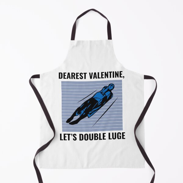 Item preview, Luge Sledding Sledge Race Extreme Sport Valentine designed and sold by TastefulTees.