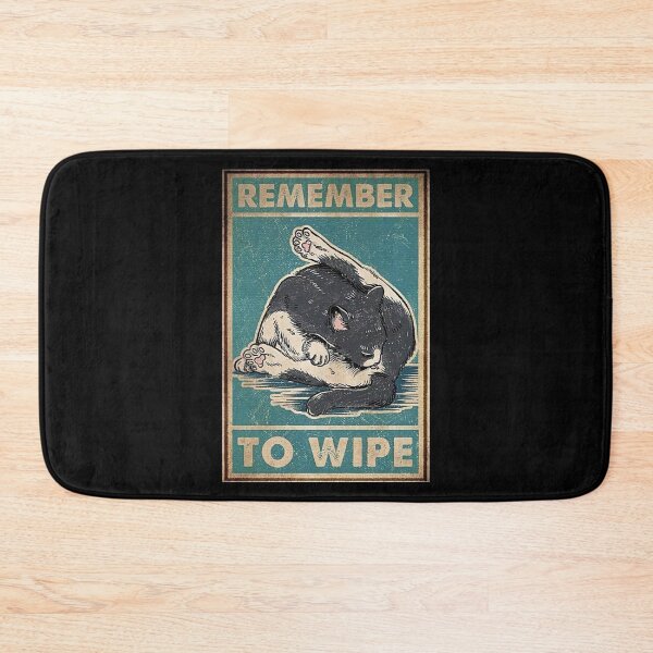 Item preview, The Cat Clean Body Remember To Wipe designed and sold by Lee Forbes.