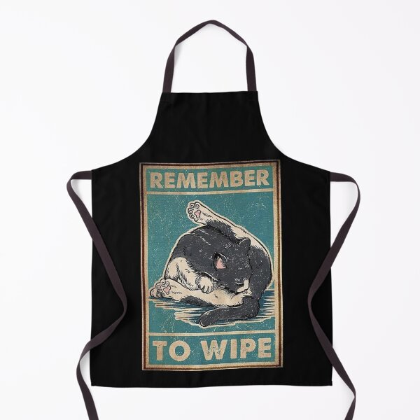 Item preview, The Cat Clean Body Remember To Wipe designed and sold by Lee Forbes.