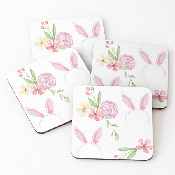 Item preview, Easter Bunny Ears Floral designed and sold by elleinadesigns.