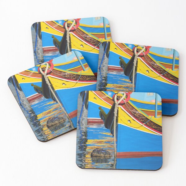 Item preview, Colourful traditional Maltese fishing boats designed and sold by studio838.