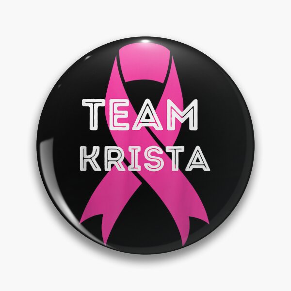 Item preview, Team Krista Personalized Breast Cancer Awareness designed and sold by rileyamiy.